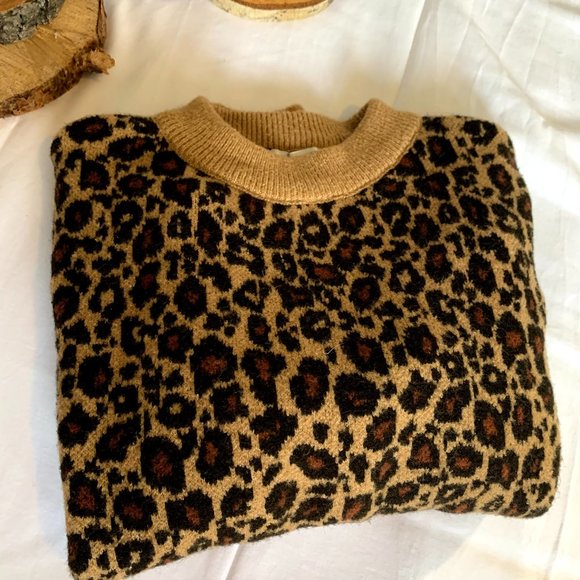 Zara Leopard Sweater - Picture 2 of 5